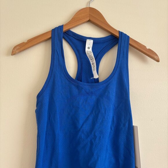 Lululemon Athletic Swiftly Tech RB Tank Top Race 2.0 Cerulean Blue NWT Size 2 - Picture 3 of 7